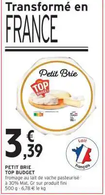 Intermarché Petit Brie offre