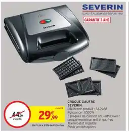 Intermarché CROQUE GAUFRE SEVERIN offre