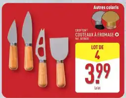 ALDI CROFTON COUTEAUX À FROMAGE offre