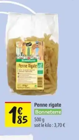 Les Comptoirs de la Bio BONNETERRE Penne rigate offre