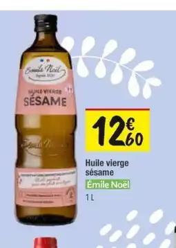 Les Comptoirs de la Bio ÉMILE NOËL Huile vierge sésame offre