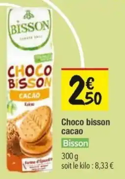 Les Comptoirs de la Bio BISSON Choco bisson cacao offre