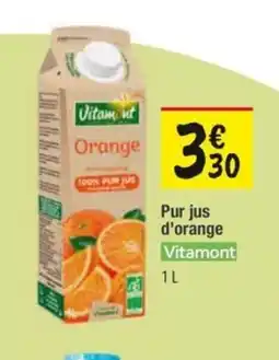 Les Comptoirs de la Bio VITAMONT Pur jus d'orange offre