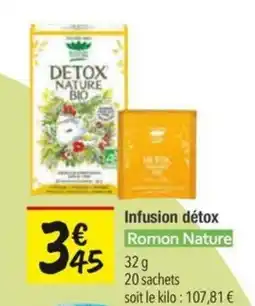 Les Comptoirs de la Bio ROMON NATURE Infusion détox offre