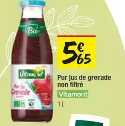 Les Comptoirs de la Bio VITAMONT Pur jus de grenade non filtré offre