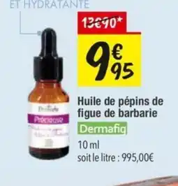 Les Comptoirs de la Bio DERMAFIG Huile de pépins de figue de barbarie offre