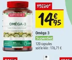 Les Comptoirs de la Bio SUPERDIET Oméga 3 offre