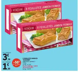 E.Leclerc VITACUIRE 8 feuilletés surgelés offre