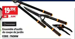 Screwfix Magnusson ensemble d'outils de coupe de jardin offre