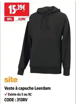 Screwfix Site veste à capuche leerdam offre