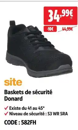 Screwfix Baskets de sécurité donard offre