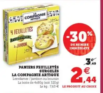 Hyper U Paniers Feuilletés Surgelés offre
