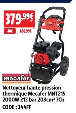 Screwfix Mecafer nettoyeur haute pression thermique mnt215 offre