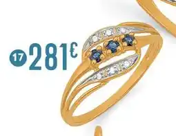 E.Leclerc Bague saphirs et diamants offre