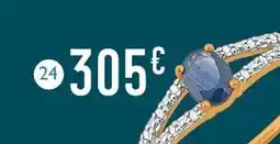 E.Leclerc Bague saphir et diamants offre
