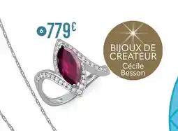 E.Leclerc Bague rhodolite et diamants offre