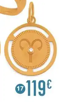 E.Leclerc Pendentif zodiaque bélier offre