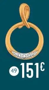 E.Leclerc Pendentif diamants offre