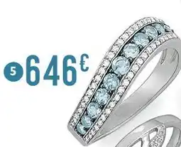 E.Leclerc Bague aigues marines et diamants offre