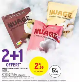 Intermarché Express Barbe à papa saveur chocolat offre