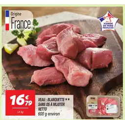 Netto NETTO Veau: blanquette sans os à mijoter offre