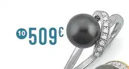 E.Leclerc Bague perle de culture de tahiti et diamants offre