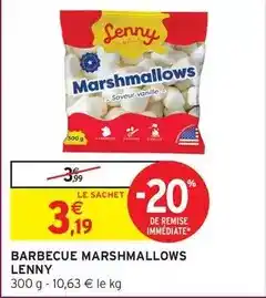 Intermarché Express Barbecue marshmallows offre