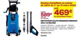 Gedimat Mars - nettoyeur haute pression premium offre