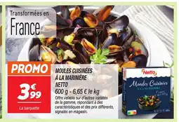 Netto NETTO Moules cuisinées à la marinière offre