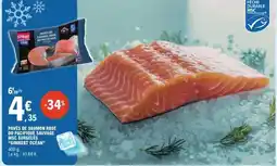 E.Leclerc Durable - pavé de saumon roses de burger saveur d'avec musfort offre