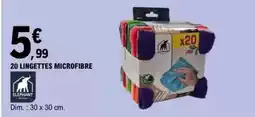 E.Leclerc Elephant - 20 lingettes microfibre offre