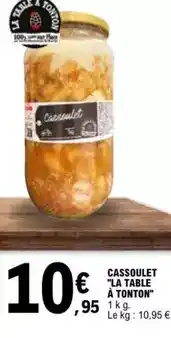 E.Leclerc Cassoulet la table à touton offre