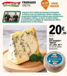E.Leclerc Onetik - fromager onetik offre