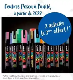 E.Leclerc Posca - feutres à l'unité offre