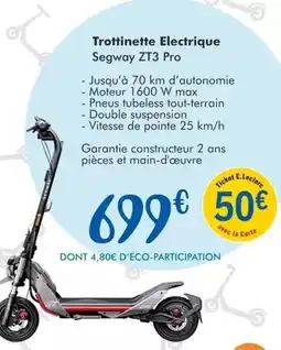 E.Leclerc E.leclerc - trottinette electrique zt3 pro offre