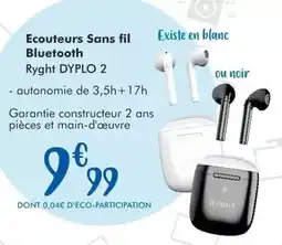 E.Leclerc Ryght - ecouteurs sans fil bluetooth offre