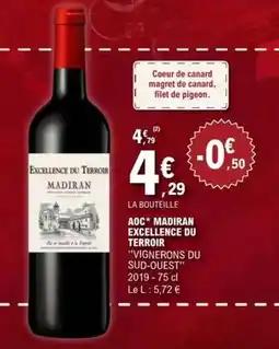 E.Leclerc Canard - aoc madiran excellence du terroir vignerons du sud-ouest offre