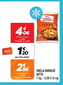 Netto NETTO Paëlla surgelée offre