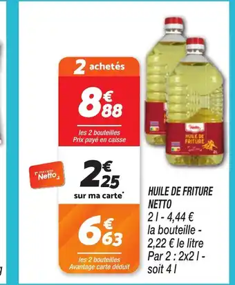 NETTO Huile de friture