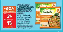 Netto BONDUELLE La poêlée légumes & céréales patate douce, edamame, butternut et boulgour surgeléé offre