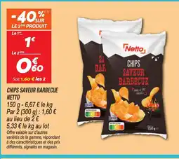 Netto NETTO Chips saveur barbecue offre