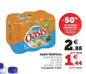 Hyper U Oasis Tropical offre