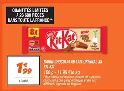 Netto KIT KAT Barre chocolat au lait original x8 offre