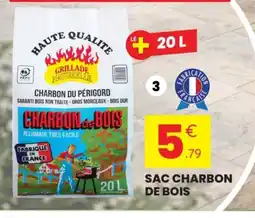 Stokomani Sac charbon de bois offre