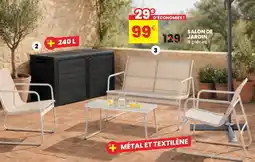 Stokomani Salon de jardin offre
