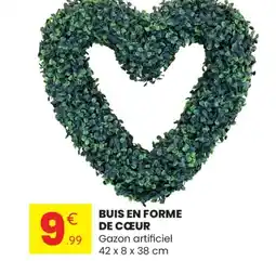 Stokomani Buis en forme de cœur offre