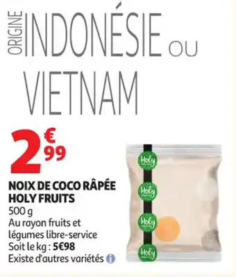 HOLY FRUITS Noix de coco râpée