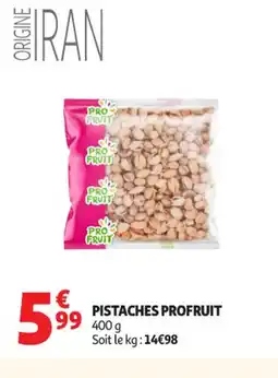 Auchan Supermarché PROFRUIT Pistaches offre