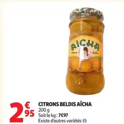 Auchan Supermarché AÎCHA Citrons beldis offre