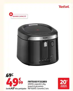 Auchan Supermarché TEFAL Friteuse FF2528E0 offre